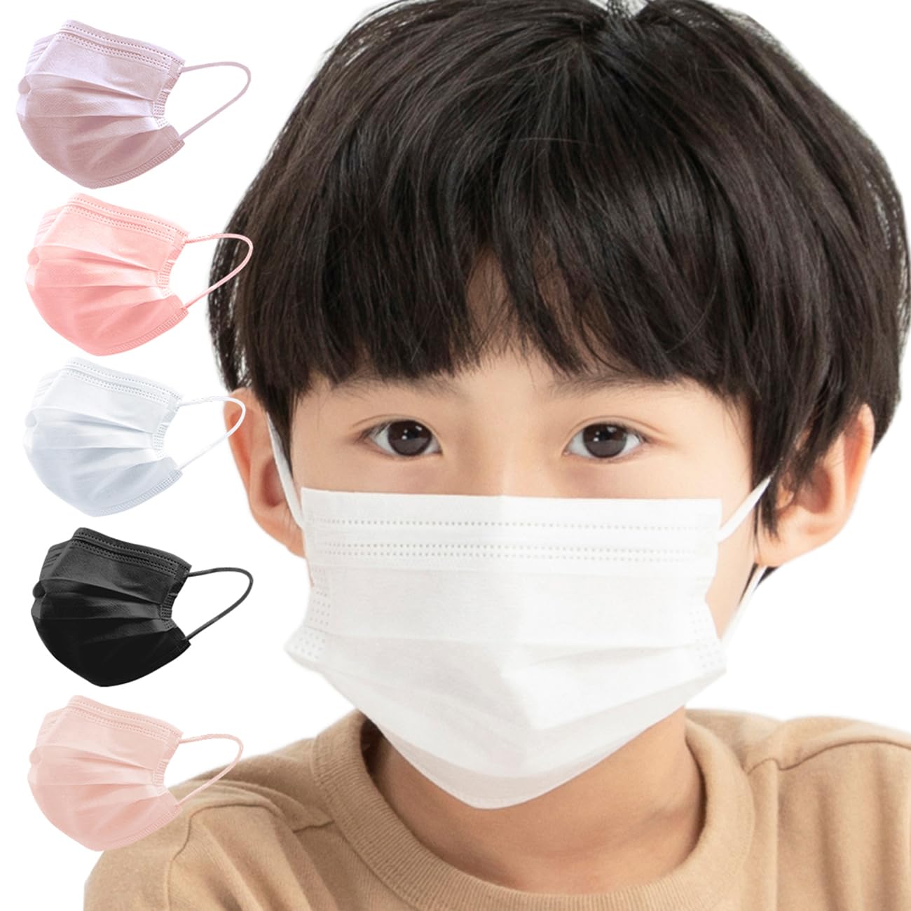 

Nonwoven Color Masks for Adults and Small Pleated Sisibella [sumalala] Masks, 50+1 Children, Face, Soft, Complexion-Enhancing, Pink, Lilac, Mask,