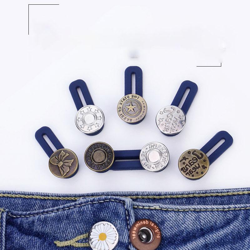 Pants Button - Nail-Free, Removable, Universal Button, Jeans Extension Button, Adjustable Stretch Button