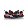 Li Ning Kids Sports Lifestyle Series Velcro Non-Slip Wear-Resistant Breathable Casual Shoes Kids Casual Shoes Black Blue Orange YKAP148-31