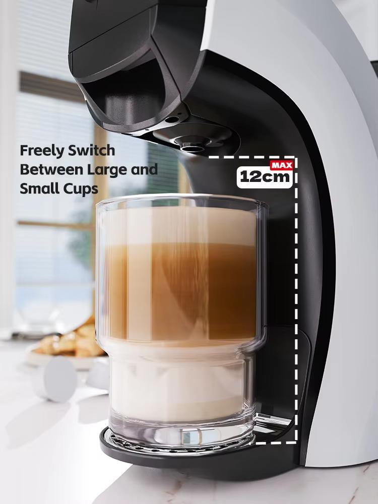 HiBREW Multifunctional 3 In 1 Multiple Capsule Coffee Maker Full Automatic With Hot & Cold Mode 19Bar
