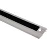 Bigman Aluminum Ruler with 100cm Easy To Read 2 Color Scale Non-Slip BAR-100