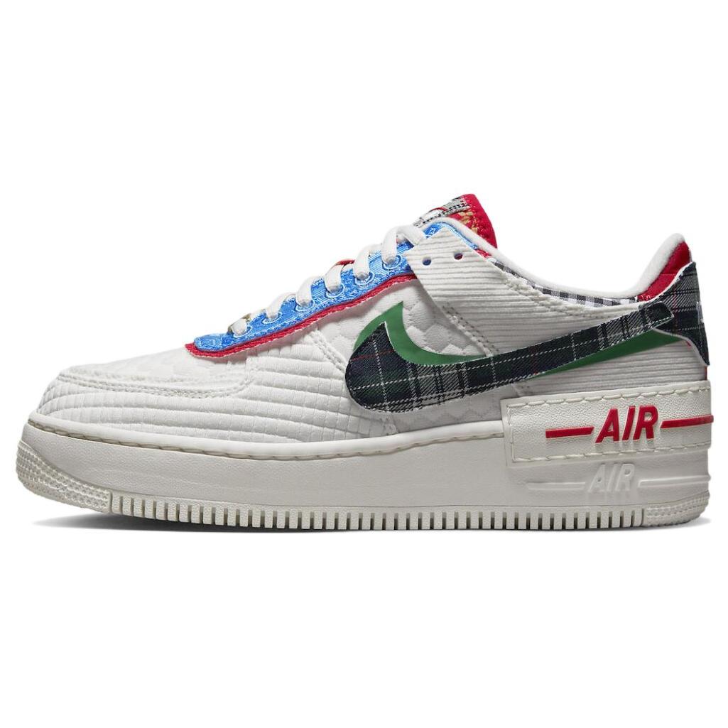 

Новые женские кроссовки Nike Air Force 1 Low Shadow Sail Classic Green University Blue DZ5193-100 40.5