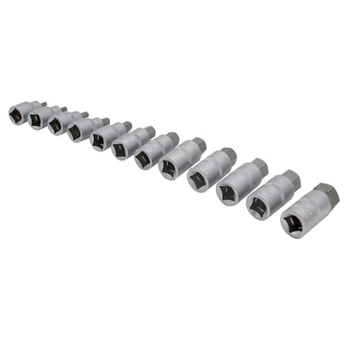 Plouluyt 12-Piece 1/2-Inch Drive Impact Hex Bit Socket Set, H5 H6 H7 H8 H10 H12 H14 H16 H17 H18 H19 H22, Hex Wrench Socket Set Hand
