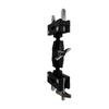 Adjustable Drum Cymbal Clamp Mount with Wing Screw Tightening for Stand Connection, Angle Positioning, and Single Piece Hardware Use