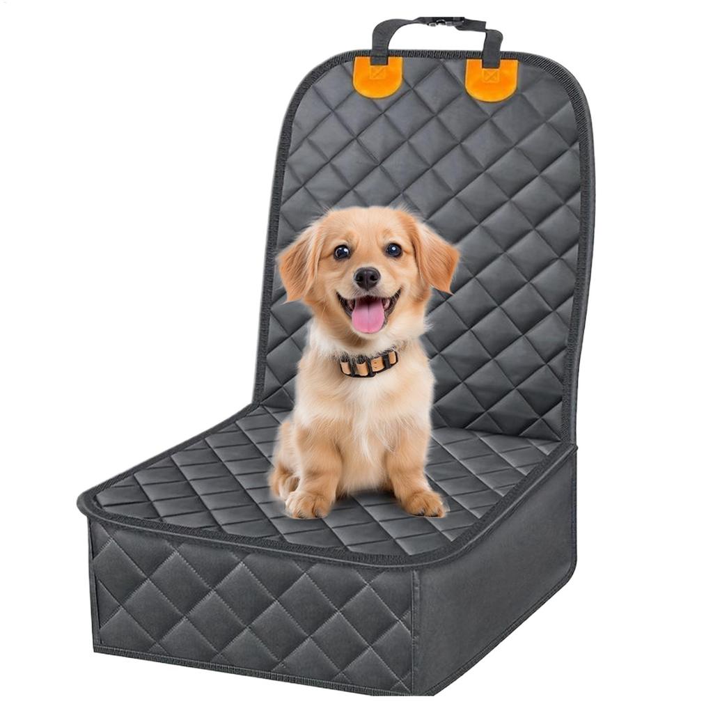 Dog Front Seat Cover Pet Car Cover Front Seat Protector Scratch-Proof Anti-Slip Pet Safety Travel Comfort System For Automotive