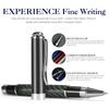 Carbon Fiber Fiber Signature Pen Smooth Premium Gel Pens Elegant Metal Signature Pen  Present