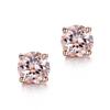 European Retro Morganitestyle American Gemstone Earrings Elegant Womens Jewelry