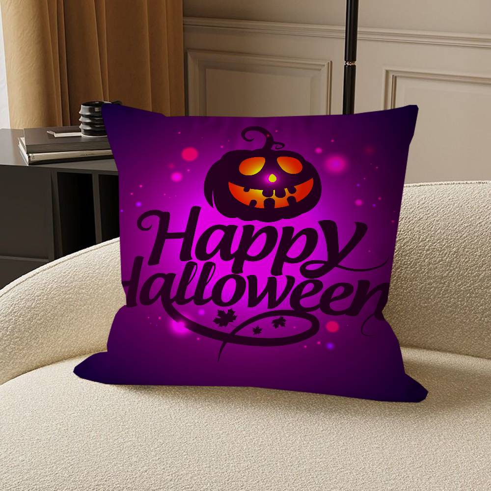 Halloween Cushion Cover Pillowcase Upholstery Sofa Throw Pillow Home Decor Pillowcas