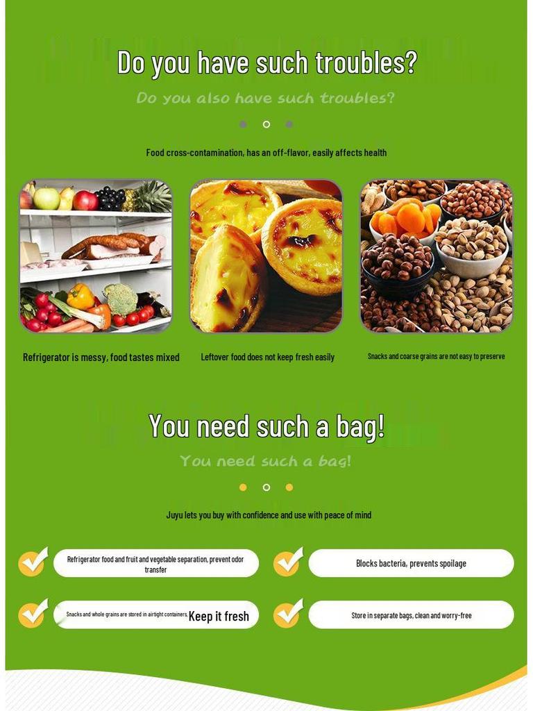 Jinjia You Thickened PE Cling Film for Kitchen & Microwave, Easy Tear, Food Grade