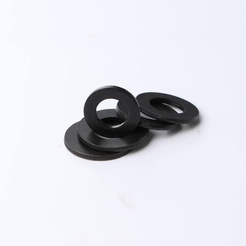 Blackened Flat Washer Gasket - Grade 8.8, Sizes M3 to M24