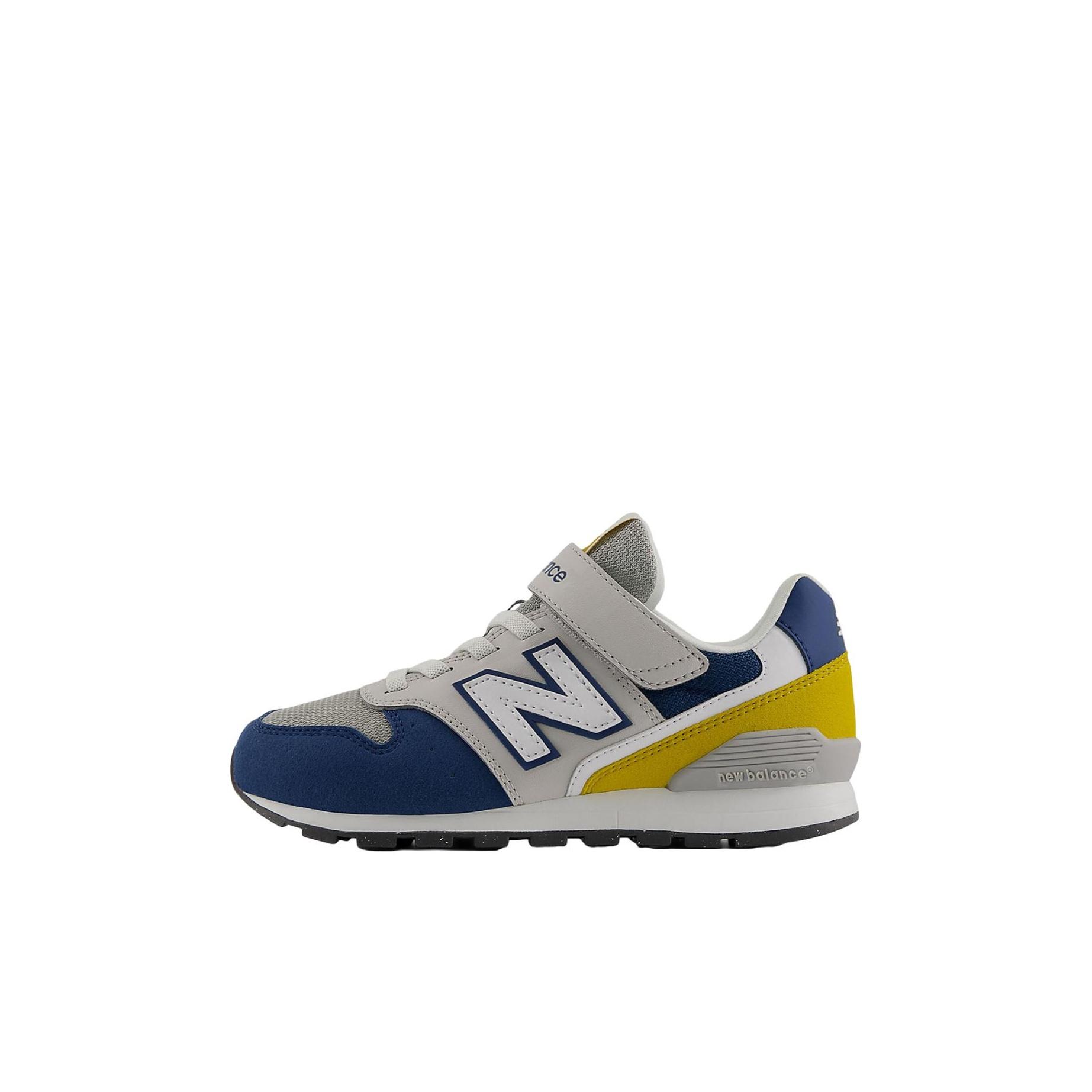 

New Balance Nb 996 Замшевая сетка Удобные Мягкие Дышащие Поддержка Низкий верх Повседневная обувь Детские кроссовки Серый Синий YV996TF3W 28.5