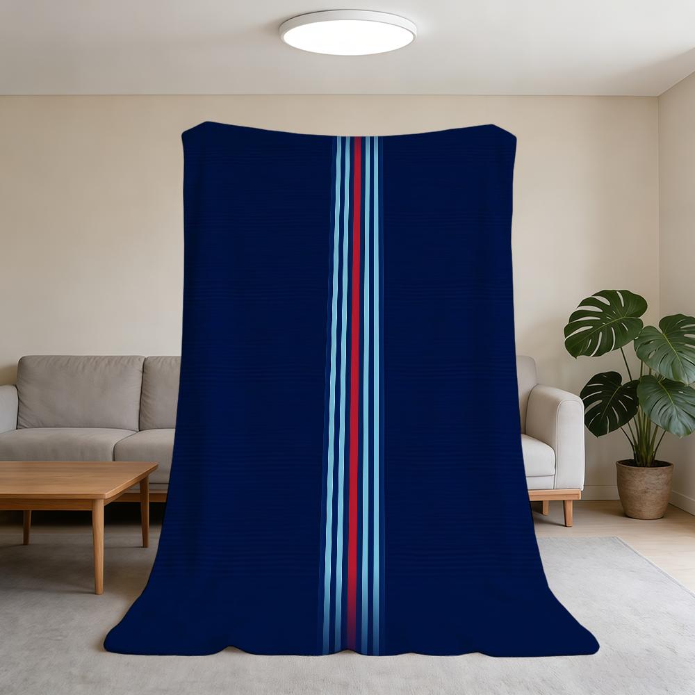 Decke Super Logo R-Racing-ES M-Martini Warm Bequem Plüsch Überwurf Coole Decke Kind Zuhause Sofa Schlafzimmer Geschenk