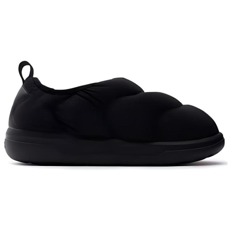 MLB Chunky Classic A FLEECE Lightweight Wear-Resistant And Warm Low-Top Casual Shoes Women's Black Sneakers 3AWBPSO36-50BKS
