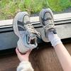 Thick-soled Fashion Dad Shoes Women's 2025 Spring New Korean Version Retro Casual Shoes Design Heightening Sports Women's Shoes Trend