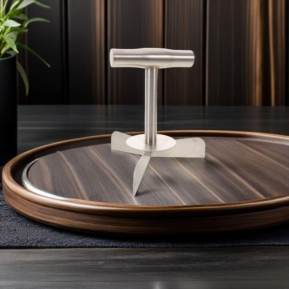 Stainless Steel Dough Divider Ergonomic Handle Pastry Scraper Steamed Bread Baking Tool  Home