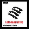 Copri Maniglia Portiera Auto per MG HS MGHS EHS PHEV 2025 2026 Fibra di Carbonio Nero Cromo Adesivo Finitura Parte Graffiata Decorazione Accessori