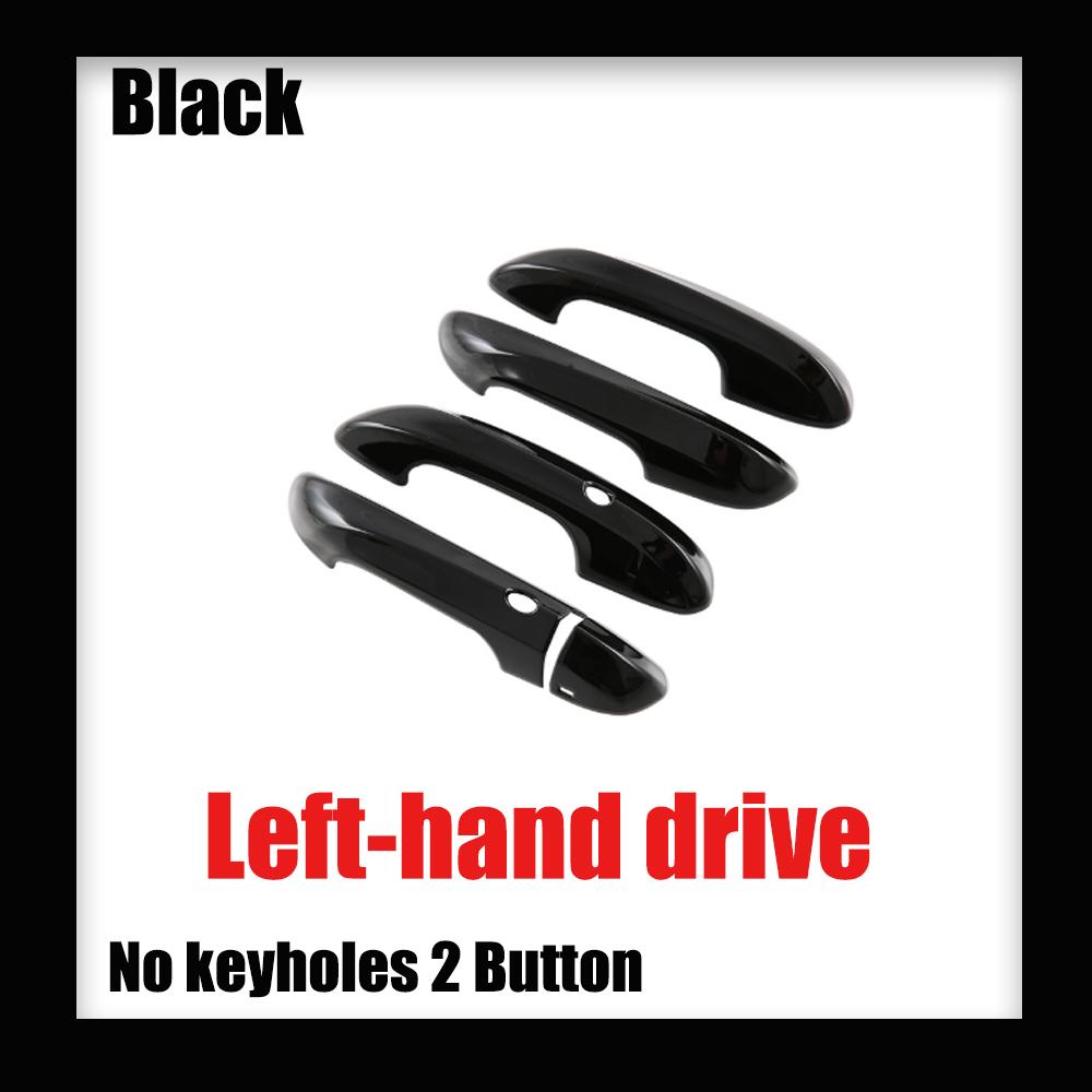 

Car Door Handle Cover for MG HS MGHS EHS PHEV 2025 2026 Carbon Fiber Black Chrome Sticker Trim Scratch Part Decor Accessories