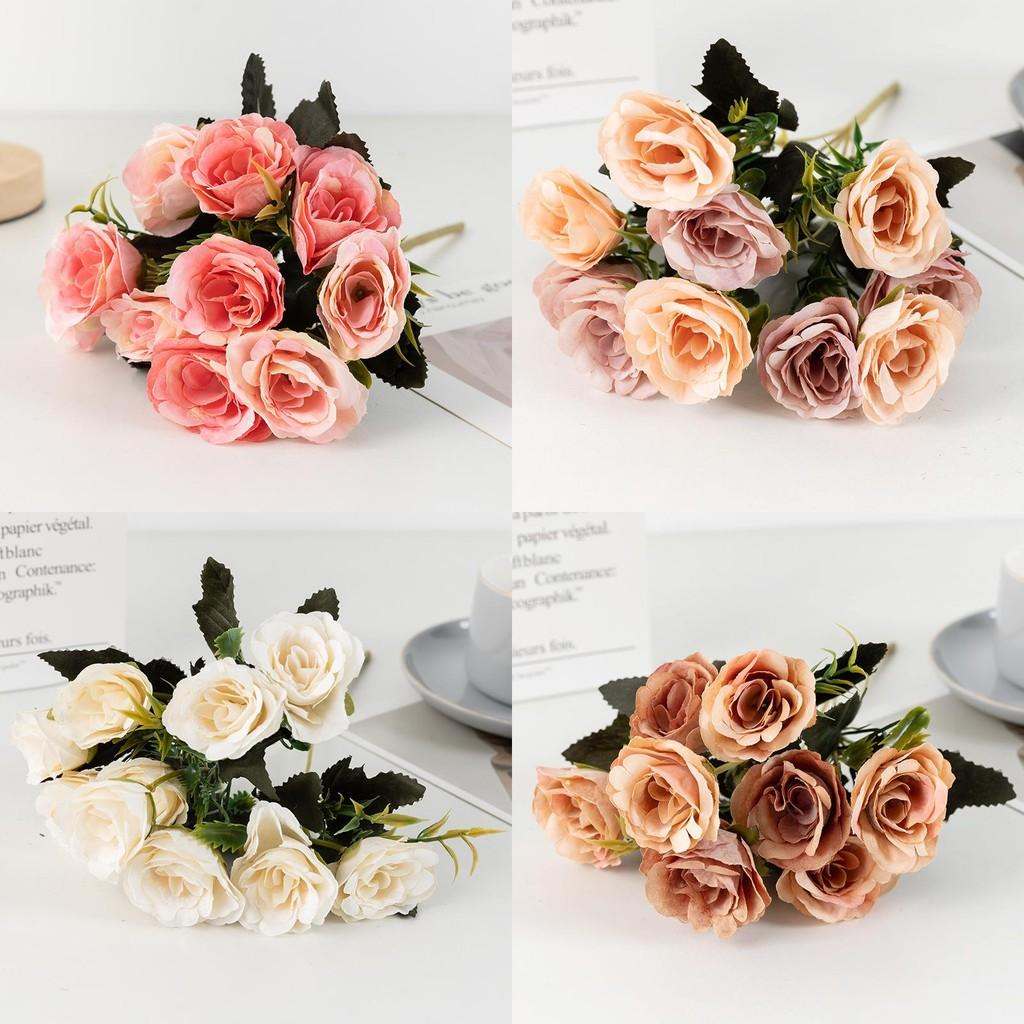 Flower Rose Simulation Wedding Bride Holding Flowers Living Room Decoration