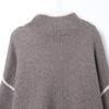 European Autumn Women's Color Block Knit Sweater 2025