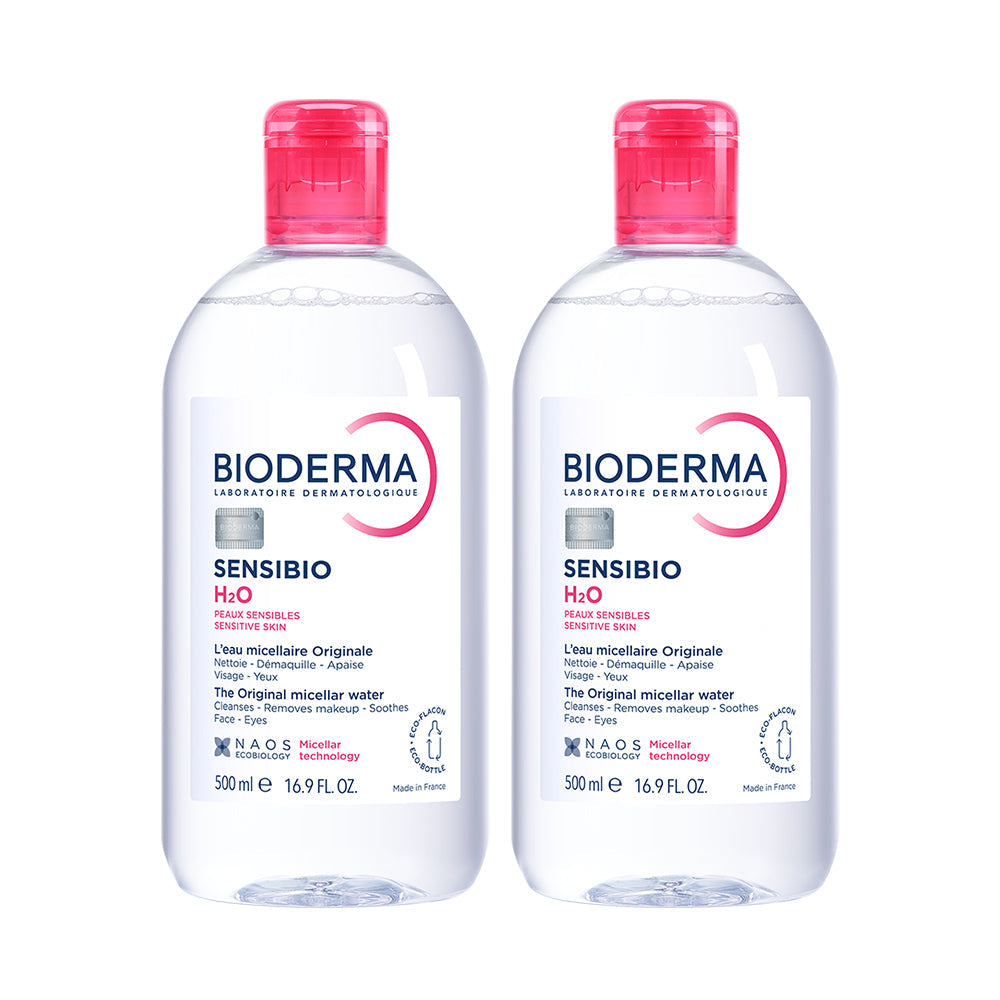 Bioderma Sensibio H2O 500ml 2-pack