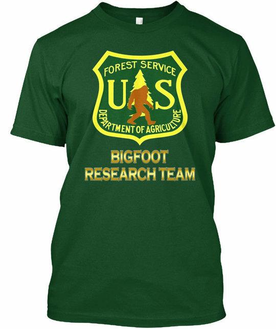 Bigfoot Research Team Funny T-Shirt L
