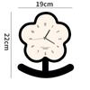 Modern Minimalist Home Decor Small Flower Swing Table Clock Office Desk Living Room Decorative Clock