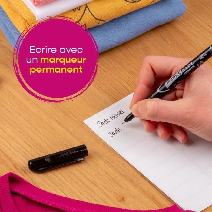 Étiquettes autocollantes - AVERY - Motifs ciel - 36 étiquettes - 45 x 13 mm - Pour enfants