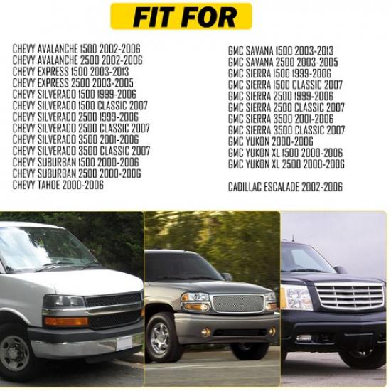 For 02-06 Cadillac Escalade GMC Yukon Left Front & Right ABS Wheel Speed Sensor