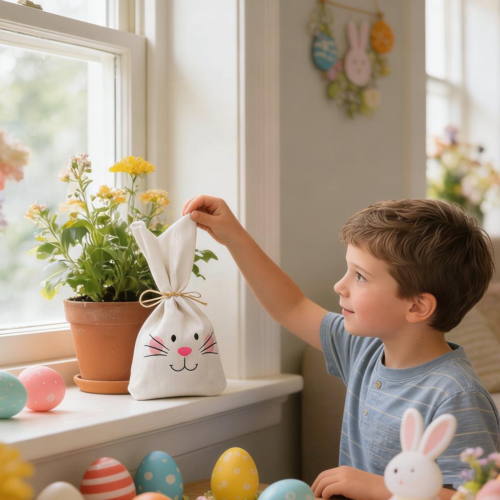 Easter Gift Bags Suitable For Party And Holiday Supplies