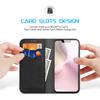 For iPhone 16e Case DUX DUCIS Hivo Series Cowhide Leather RFID Blocking Wallet Stand Flip Phone Cover