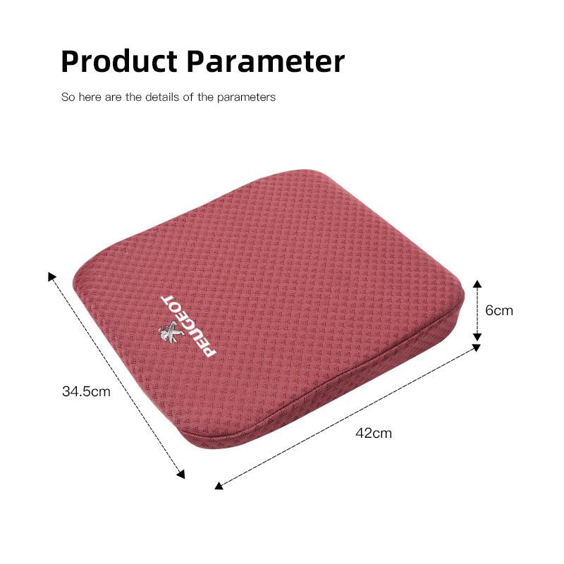 Car Interior Seat Cushion Breathable Ice Silk Pad Cover For Peugeot 206 307 308 3008 207 208 407 408 4008 508 2008 5008 301 205