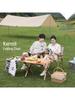 Portable Outdoor Folding Chair with Backrest for Camping, Picnic, Beach, and Fishing.