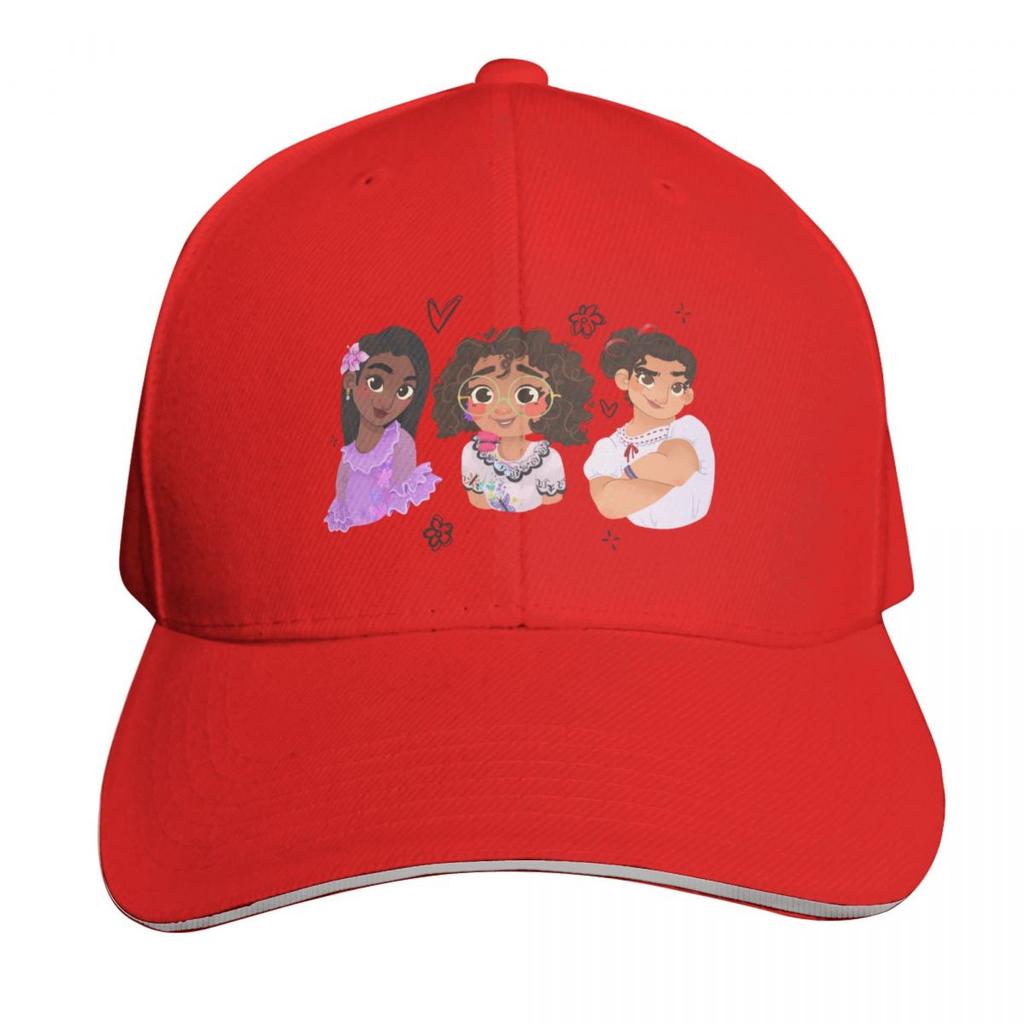 Three Enchanted Sisters Mirabel Luisa Isabella Baseball Cap Hood Luxury Unisex Hat Foam Party Hat Unisex Golf Wear Womens
