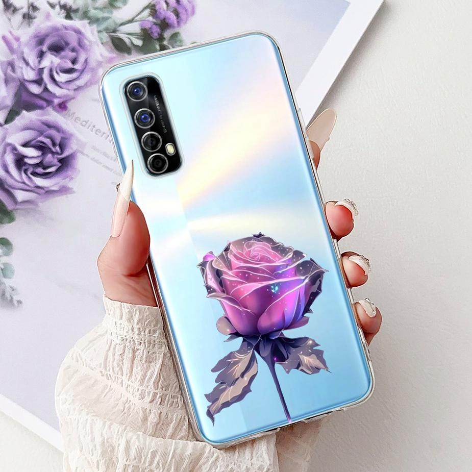 For Realme 7 5G Case RMX2111 Cute Cat Luxury Painted Cover Soft Silicone Phone Case For Realme 7 Pro Realme7 5G Back Cover Coque
