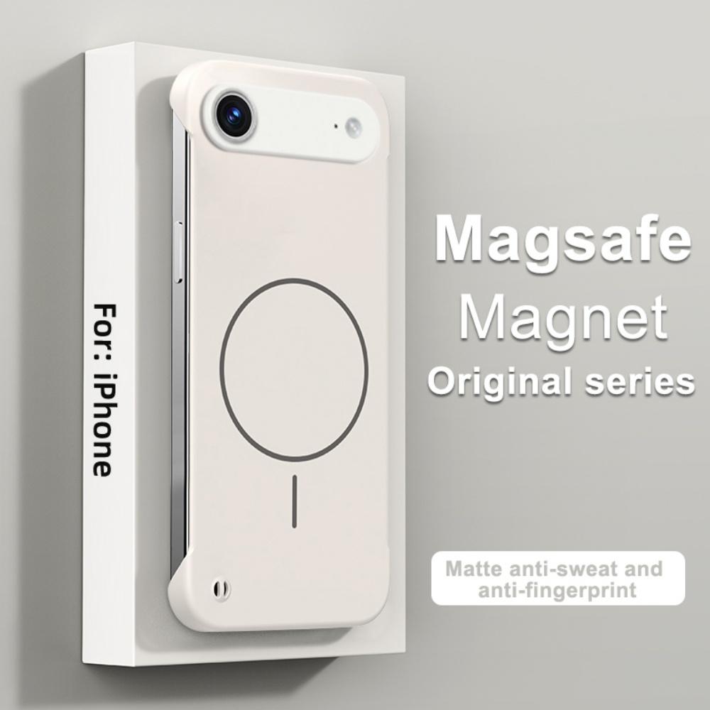 For Magsafe Ultrathin Frameless Magnetic Phone Case for iPhone 17 16 Pro 15 14 Plus 13 12 11 Pro Max Air PC Funda Cases