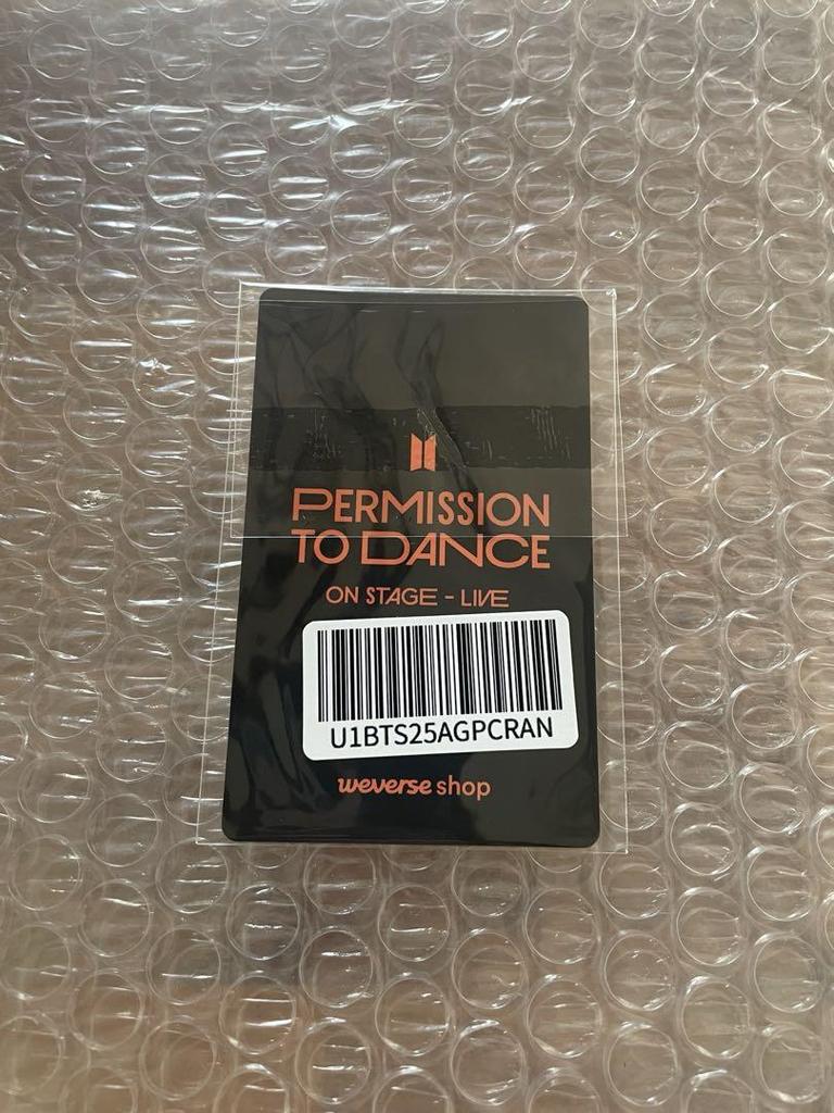 [USED] BTS ptd seoul trading card jungkook jungkook