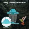 Automatic Bird Feeder for Wild Birds Garden Patio Yard Hanging Feeder with Roof Large Capacity Attract More Birds