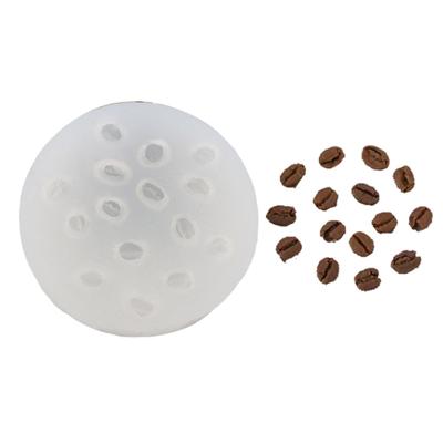 Durable Silicone Mold Coffee Bean Shaped Mould Epoxy Resin Moulds Chocolate Cake Making Molds for DIY Enthusiasts