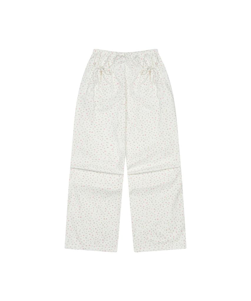 LARTIGENT L17 String Wide Pants(Ivory)