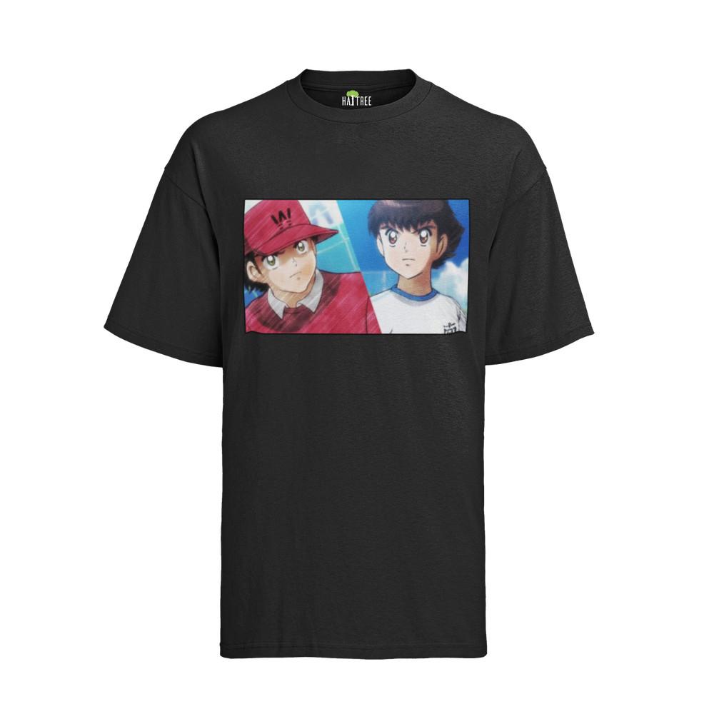 

Mens Retro Kickers Captain Tsubasa Keeper Mario Anime Comic Football T-Shirt 4XL
