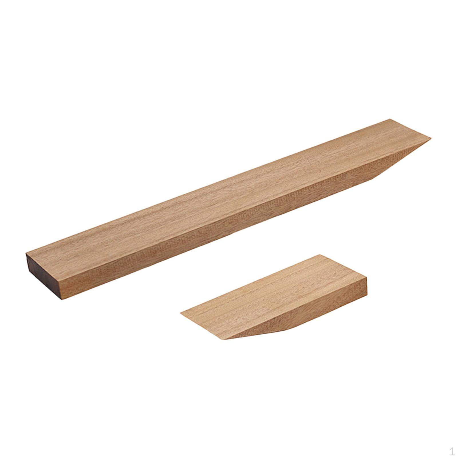 2Pcs Wood Guitar Neck Blank Making Material Solid Luthier Supplies Accessories DIY Handmade