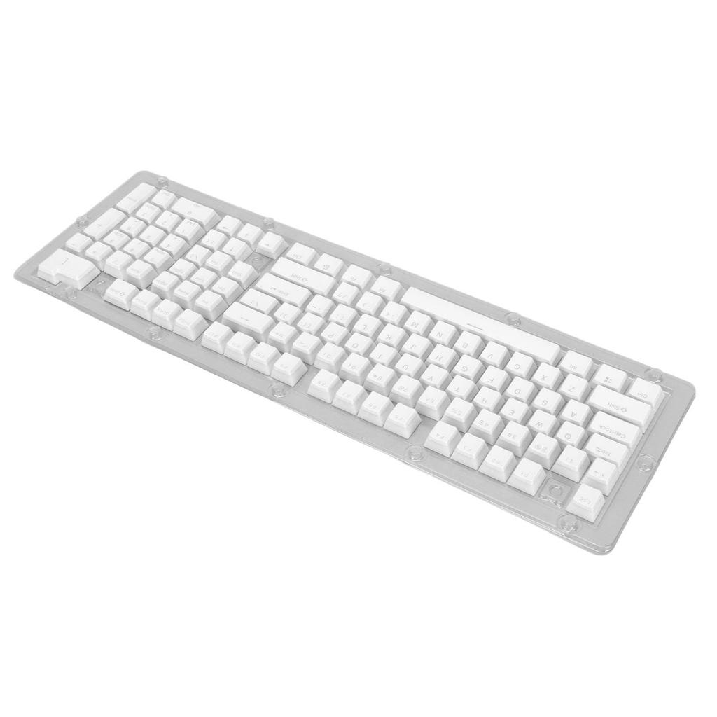 Tastenkappen 130 Tasten OEM Höhe PBT Pudding Doppelschichtig Zweifarbige Spritzguss Durchscheinend DIY Tastenkappen