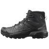 Anti-Slip Wear-Resistant Mid-Top Trekking Shoes Women's Black Sneakers L47585900