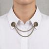 1 Piece Alloy Shawl Clips Decorative Cardigan Clips Vintage Scarf Brooch Pin  For Shawl