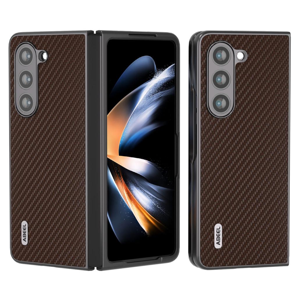 ABEEL For Samsung Galaxy Z Fold6 5G Phone Case Carbon Fiber Texture Protective Shell