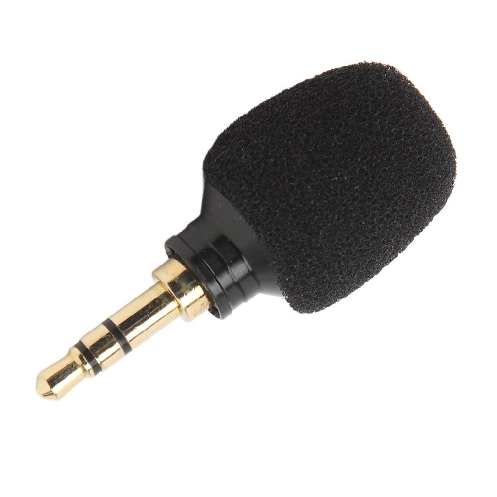 Mini Camera Condenser Microphone High Sensitivity Noise Canceling Omnidirectional 3.5mm Plug Tiny Microphone