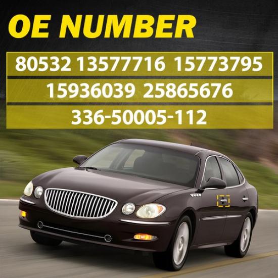 Exterior Chrome Front Left Driver Side Handle For 06-13 Buick Chevy Door Saturn