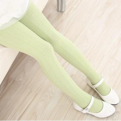 Baby Girls Tights Elastic Waist Elementary School Student Pantyhose Spring Autumn Girls Legging Children's Knitted Pantyhose