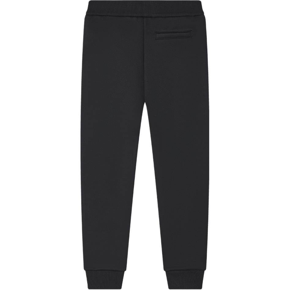 FILA Official Womens Knitted Long Pants 2024 Spring New Fashion Casual Basic Cuffed Sports Pants Women bottoms Black F11W418603F-BK