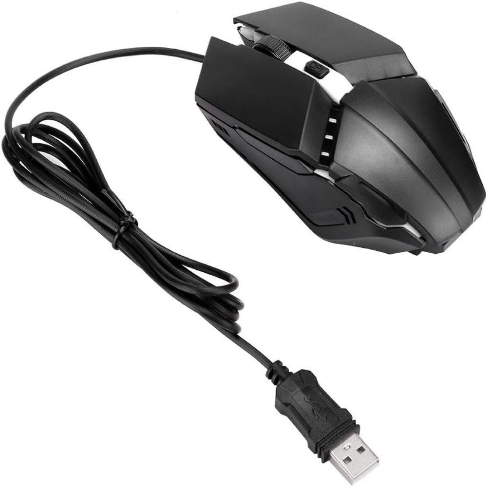 4 Buttons Wired Gaming Mouse Ergonomic Design RGB Gaming Mouse Optical Gaming Mouse  For Gamer